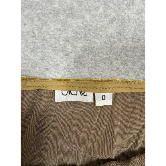 Cache Womens Size 0 Velvet Skirt - Picture 3 of 8